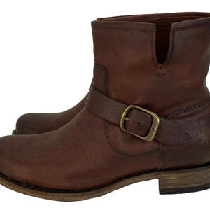 Frye “Veronica” Women’s Ankle Bootie – Redwood Leather